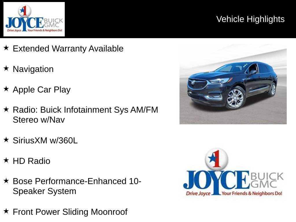 Certified 2021 Buick Enclave Avenir w/ Avenir Technology Package AWD/4WD image 25