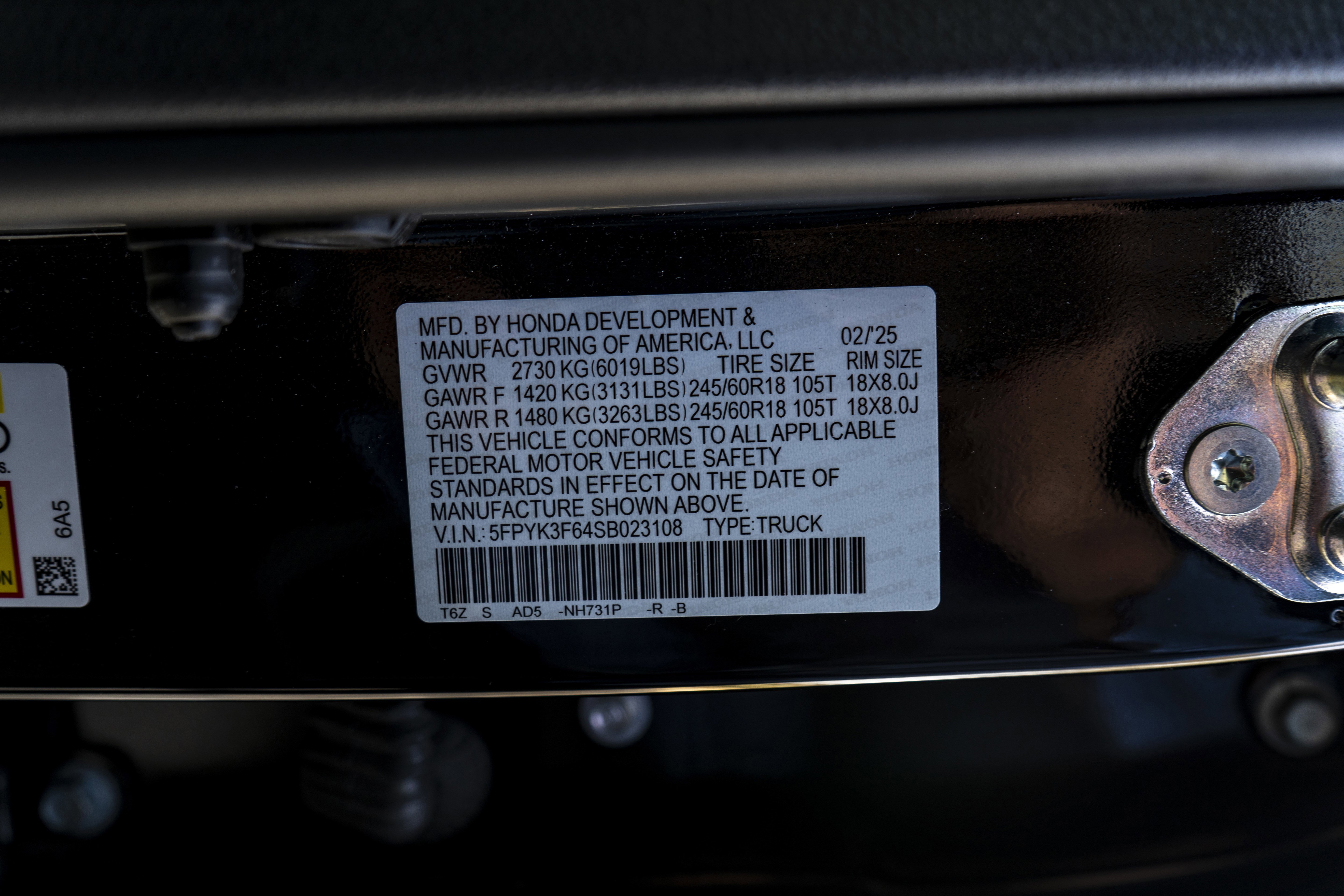 Used 2025 Honda Ridgeline TrailSport image 46