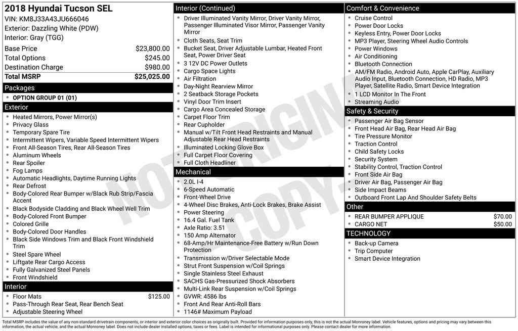 Used 2018 Hyundai Tucson SEL image 11