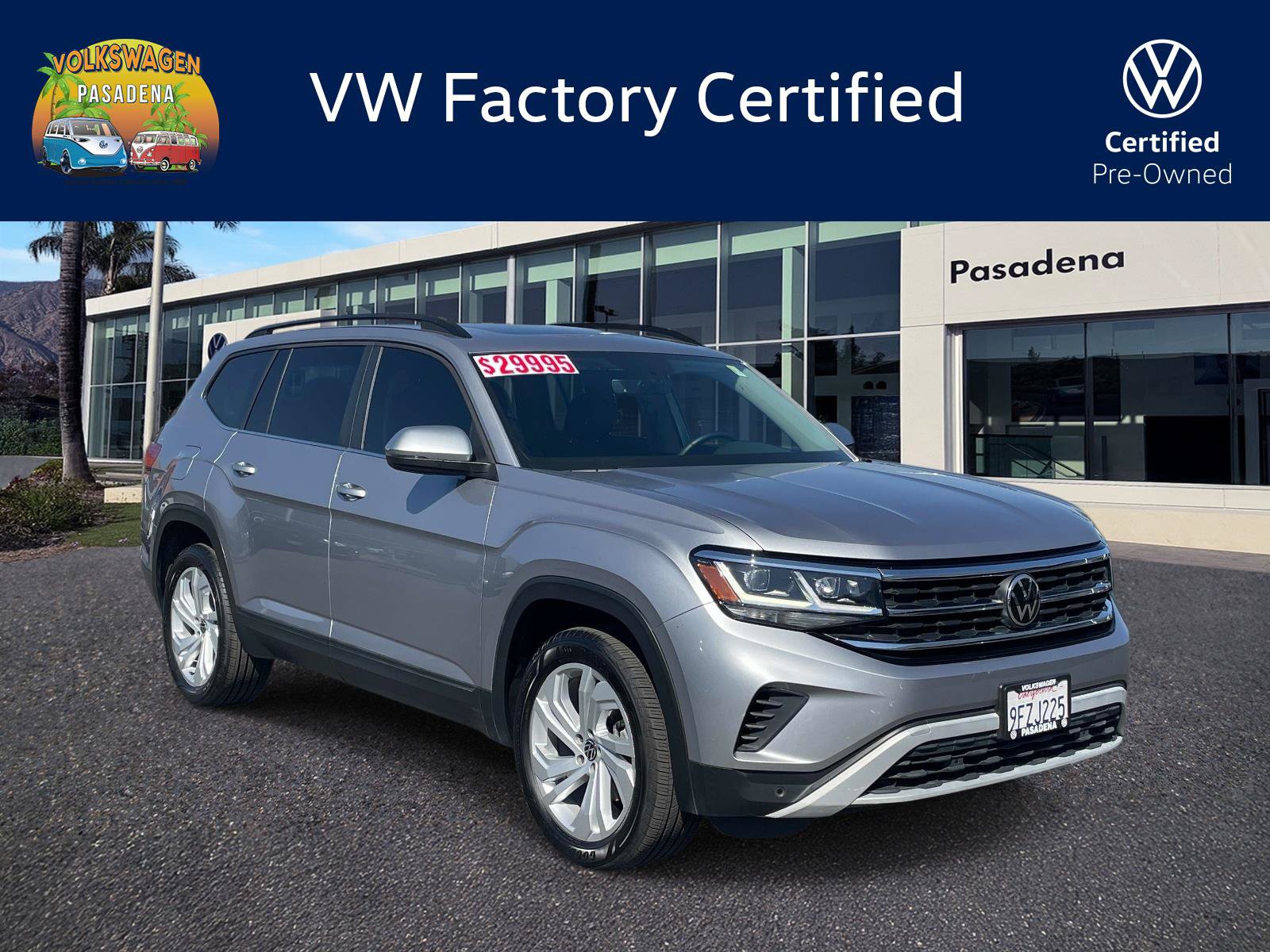 Certified 2023 Volkswagen Atlas SE w/ Panoramic Sunroof Package FWD image 1