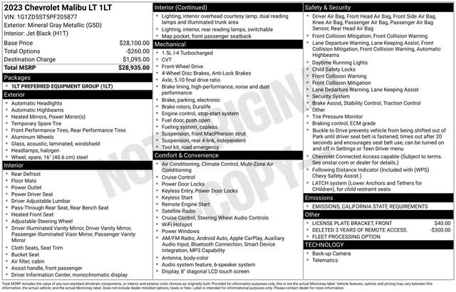 Used 2023 Chevrolet Malibu LT image 27