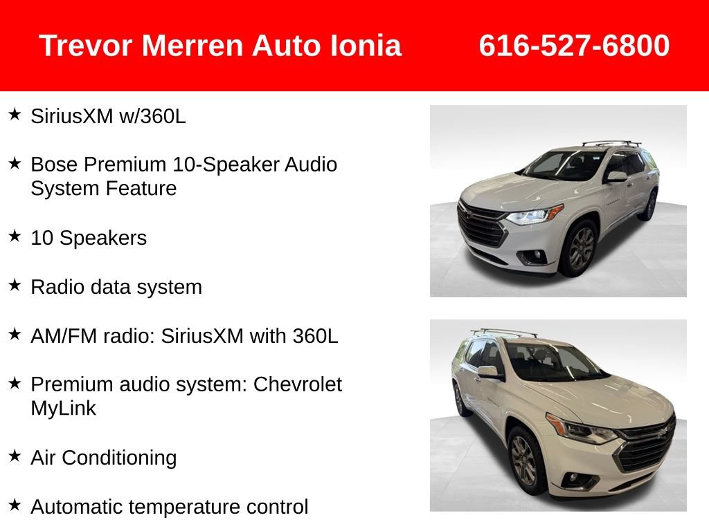 Used 2021 Chevrolet Traverse Premier w/ LPO, Floor Liner Package AWD/4WD image 32