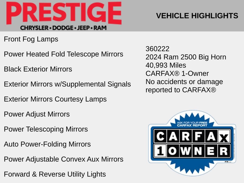 Used 2024 RAM 2500 Big Horn AWD/4WD image 12