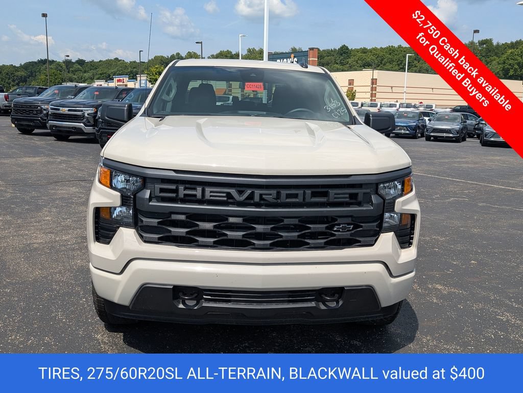 New 2026 Chevrolet Silverado 1500 Custom w/ Turbomax Blackout Package AWD/4WD video 2