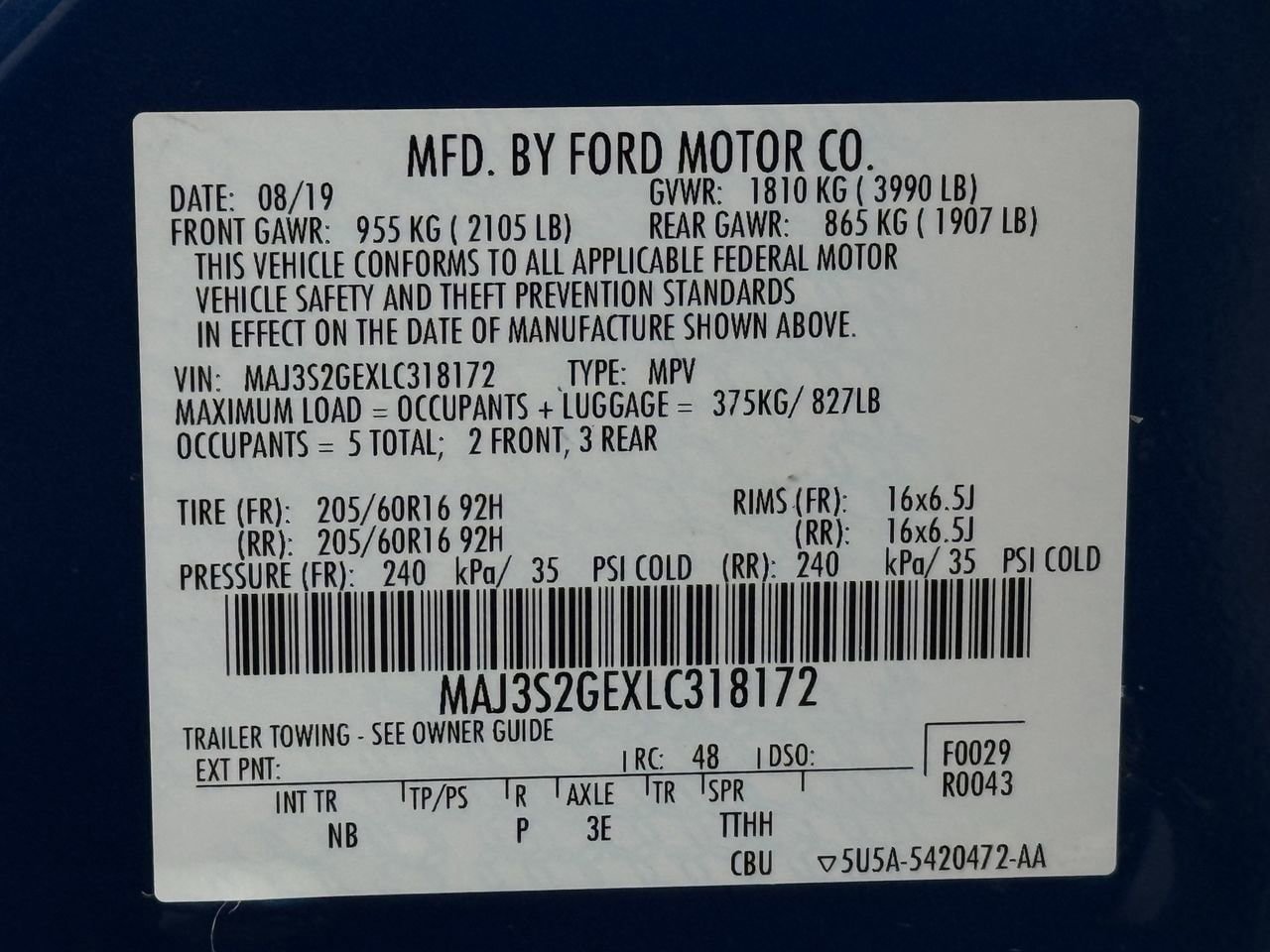 Used 2020 Ford EcoSport SE FWD image 27