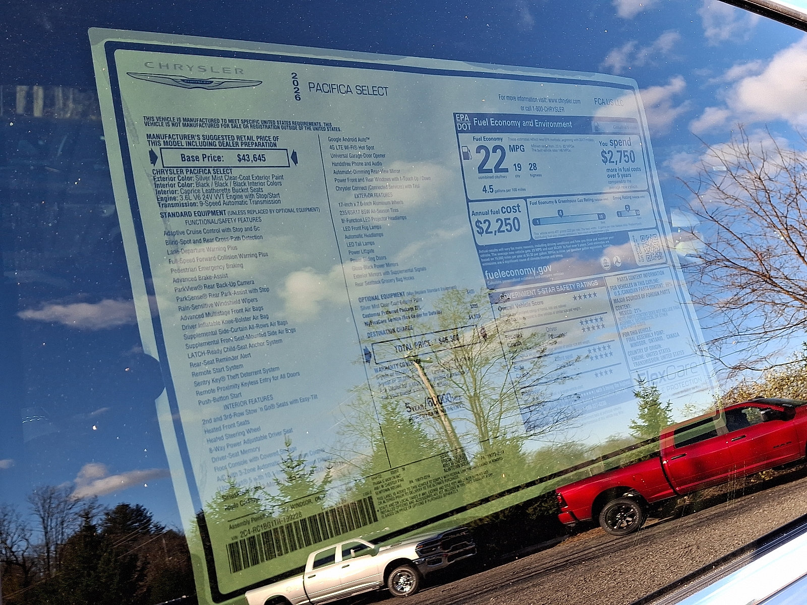 New 2026 Chrysler Pacifica Select image 17