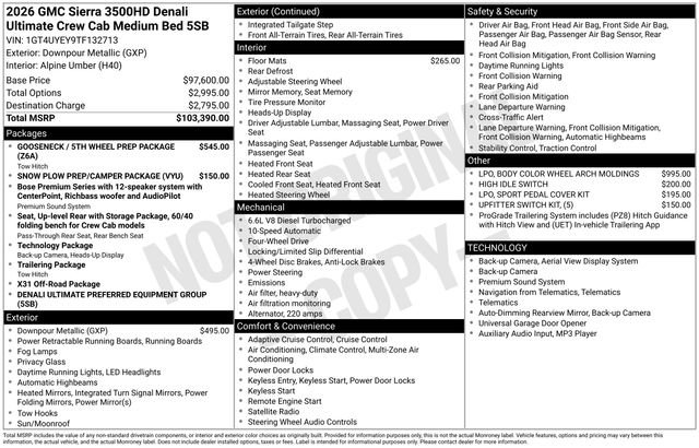 New 2026 GMC Sierra 3500 Denali Ultimate image 3