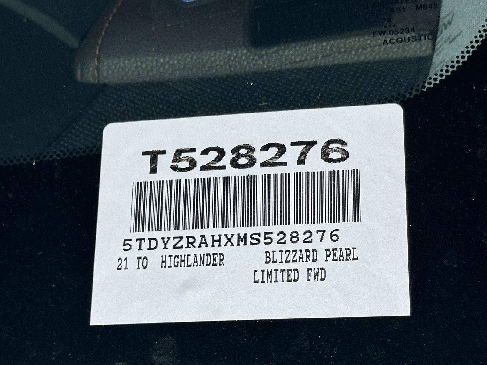 Used 2021 Toyota Highlander Limited FWD image 30