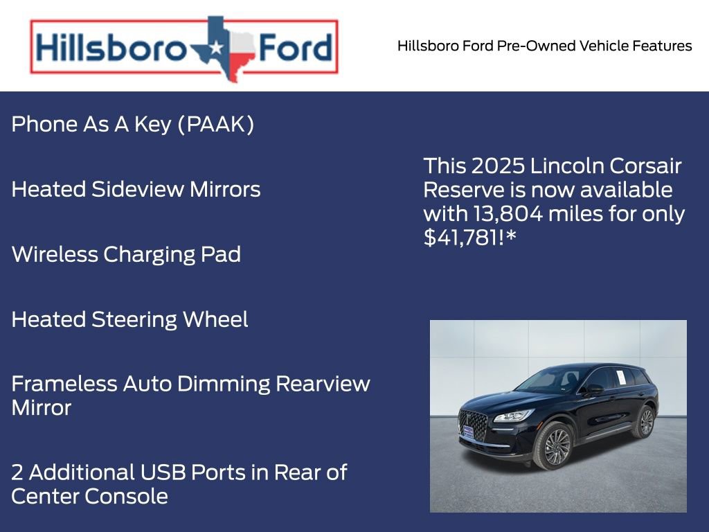 Used 2025 Lincoln Corsair Reserve image 13