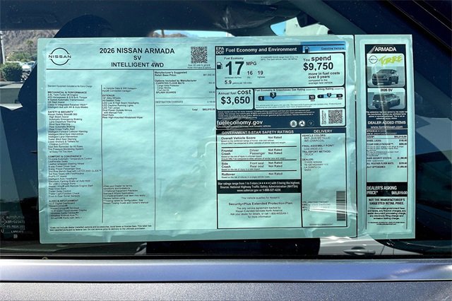 New 2026 Nissan Armada SV image 18