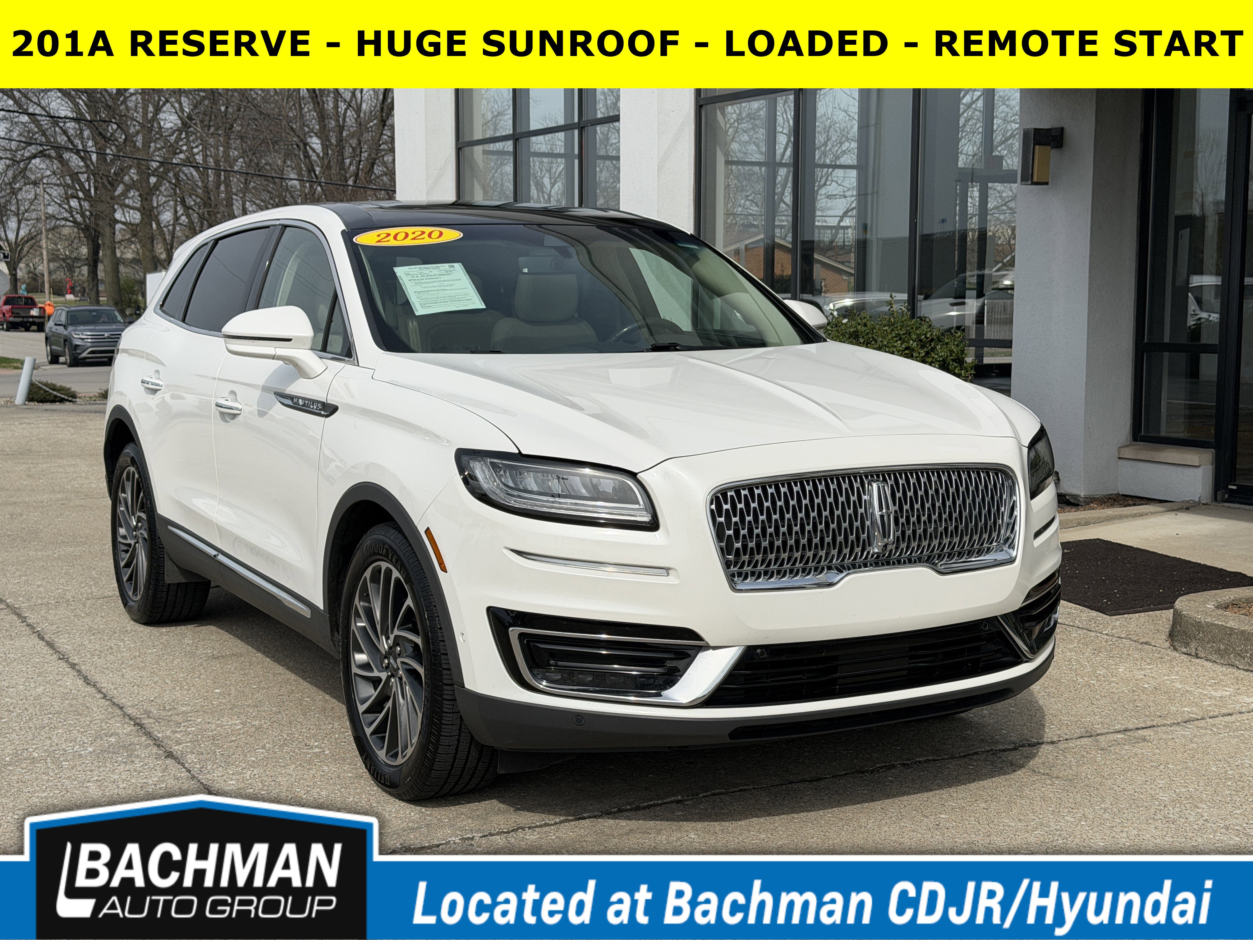 Used 2020 Lincoln Nautilus Reserve w/ Equipment Group 201A