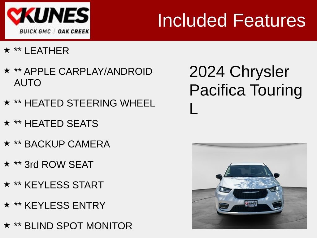 Used 2024 Chrysler Pacifica Touring-L FWD image 2