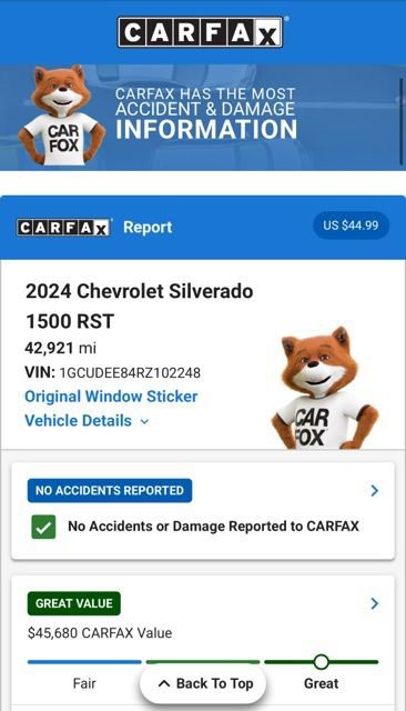 Used 2024 Chevrolet Silverado 1500 RST w/ Convenience Package II AWD/4WD image 4