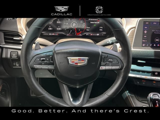 Certified 2022 Cadillac CT4 V w/ Navigation Package RWD image 16
