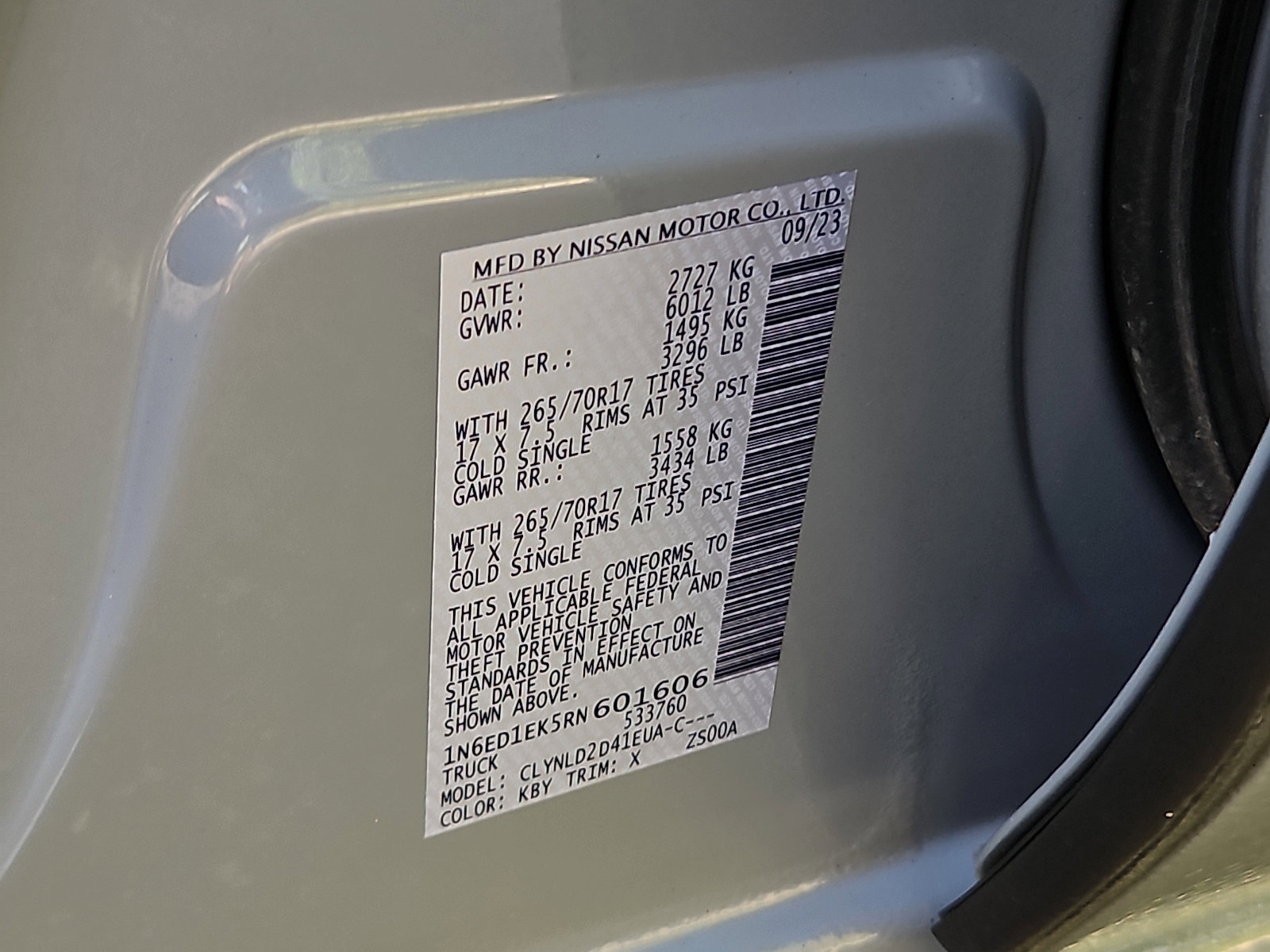 Certified 2024 Nissan Frontier PRO-4X w/ Pro Convenience Package image 27