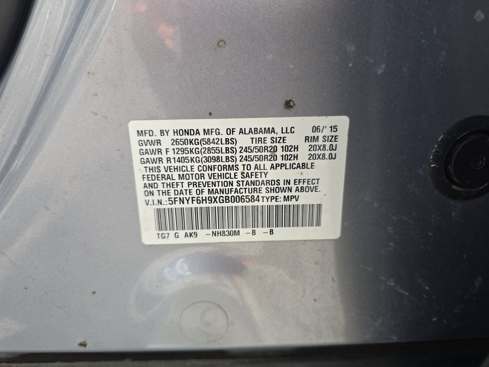 Used 2016 Honda Pilot Touring image 30