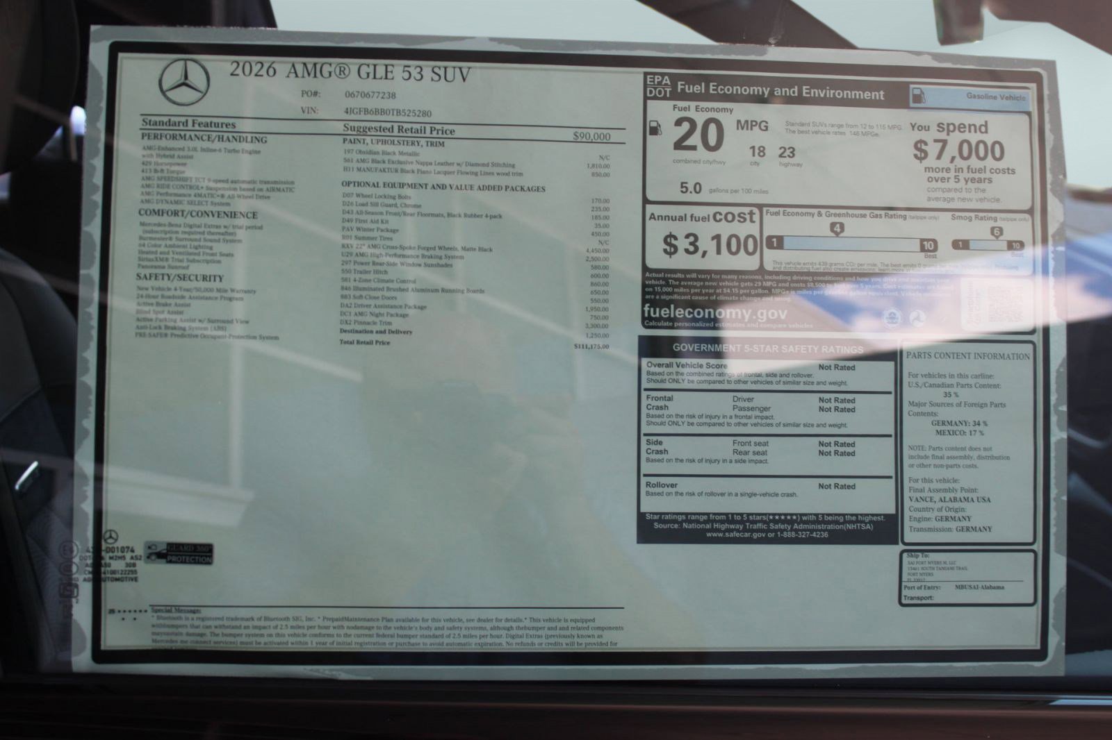 New 2026 Mercedes-Benz GLE 53 AMG 4MATIC image 39