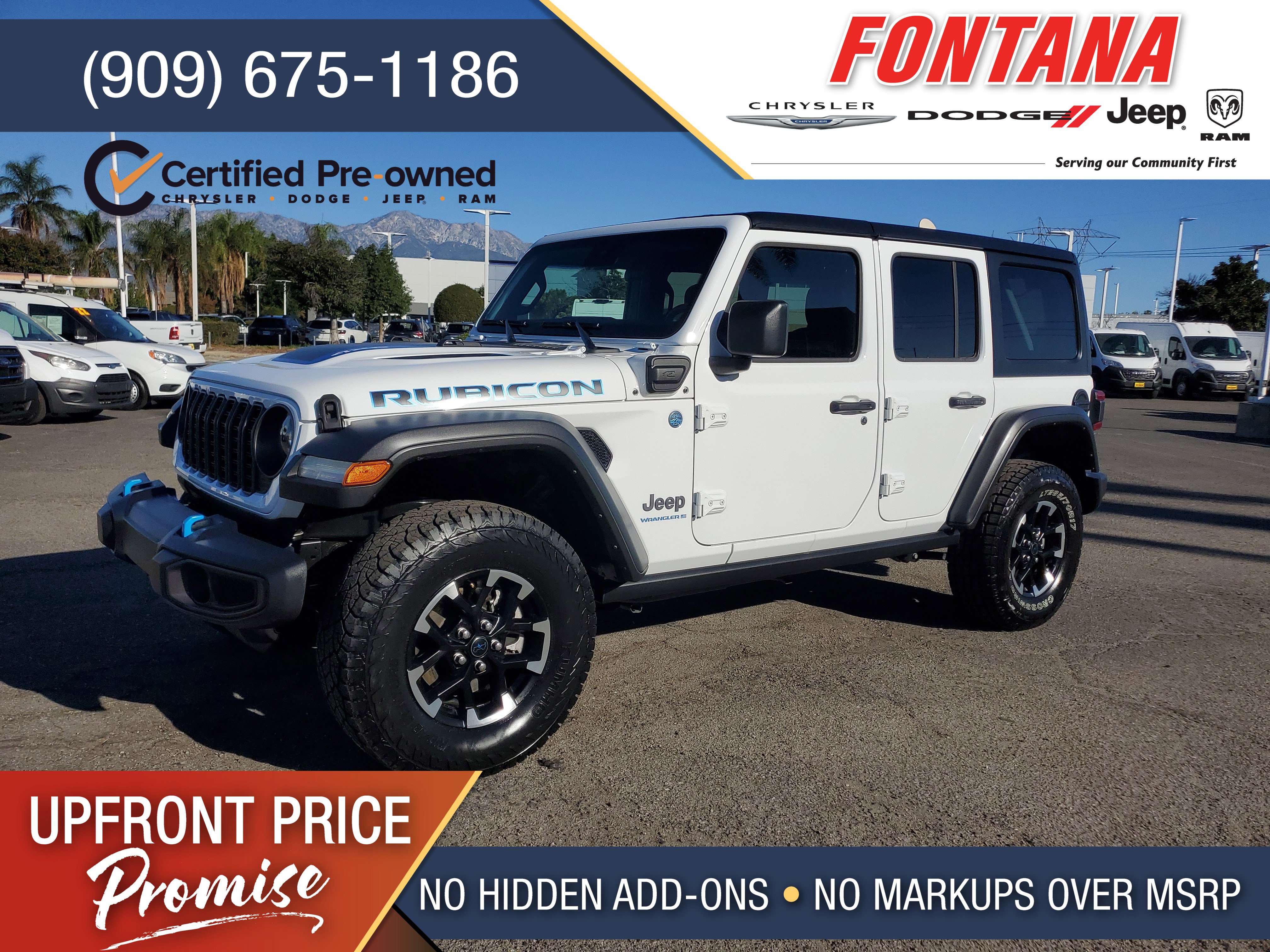 Certified 2024 Jeep Wrangler Unlimited Rubicon 4xe image 1