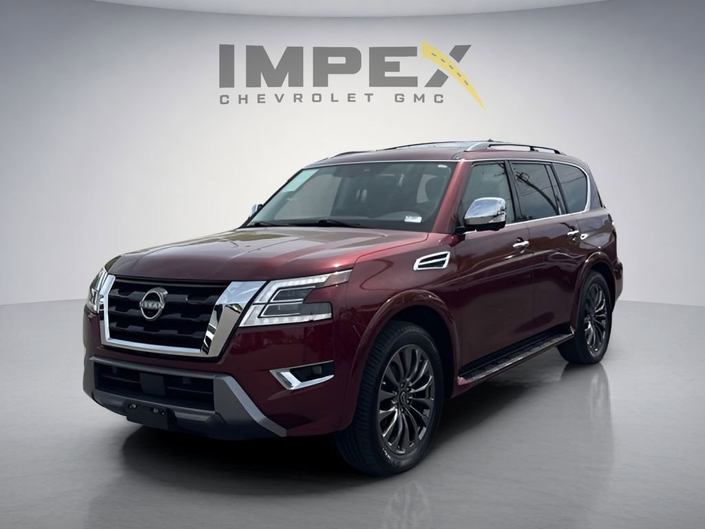 Used 2023 Nissan Armada Platinum w/ Captain's Chairs Package AWD/4WD image 1