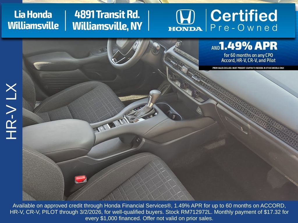 Certified 2024 Honda HR-V LX image 25