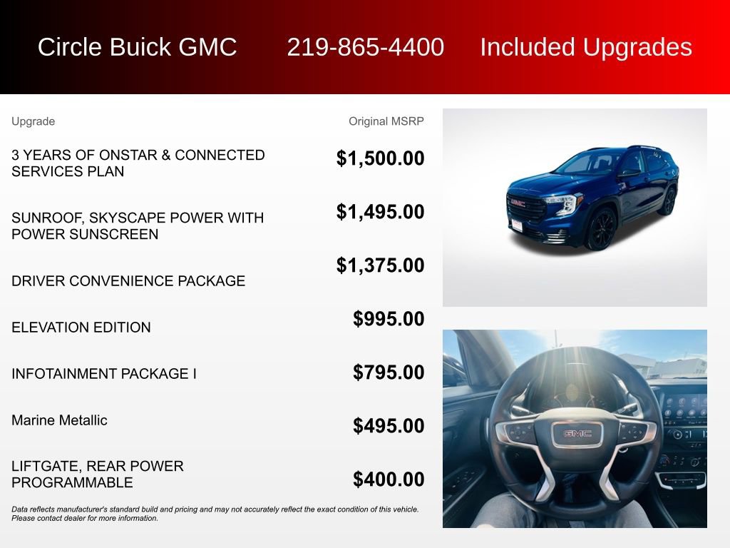 Used 2022 GMC Terrain SLE w/ Driver Convenience Package image 3