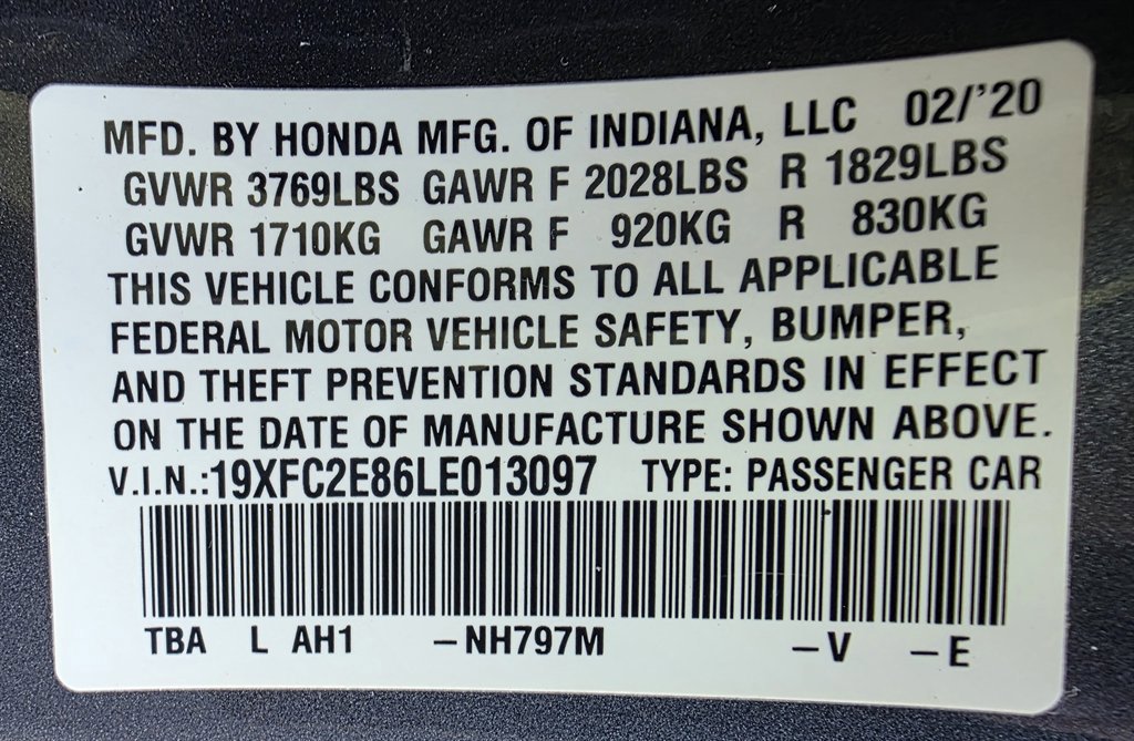 Used 2020 Honda Civic Sport image 37