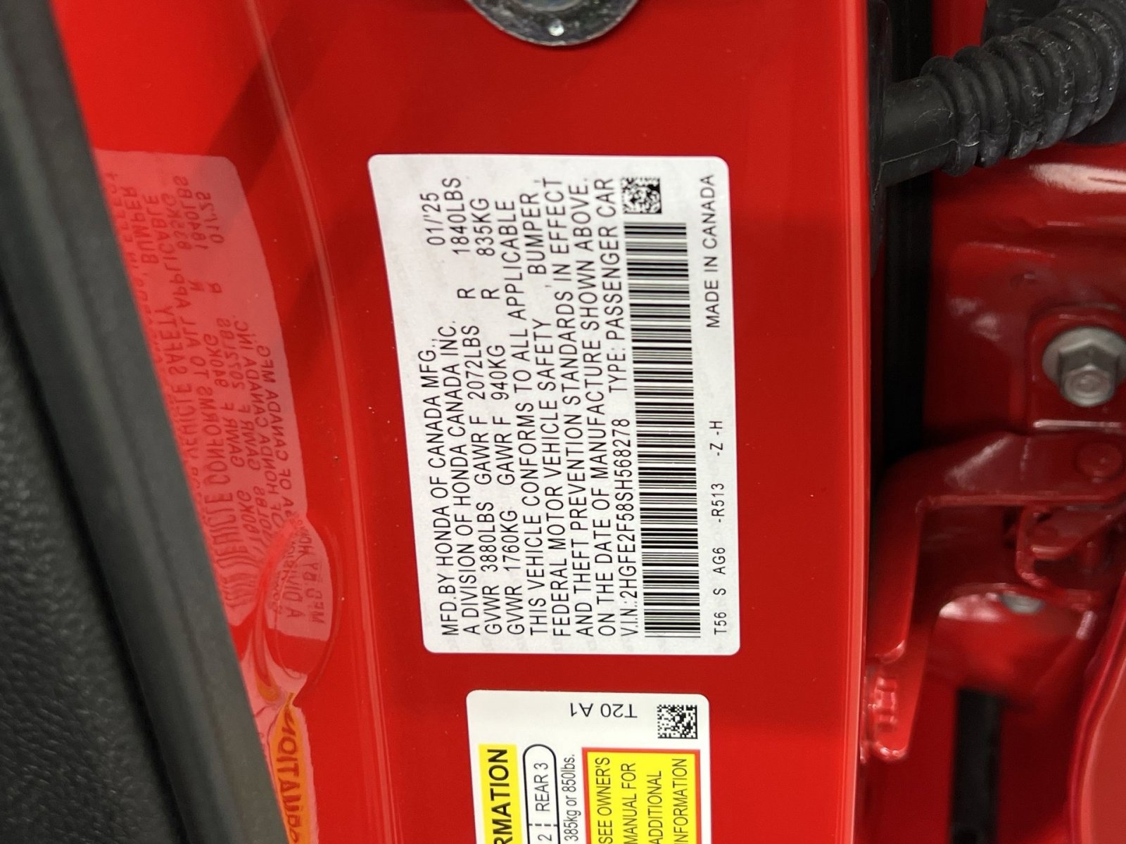 Used 2025 Honda Civic Sport image 35