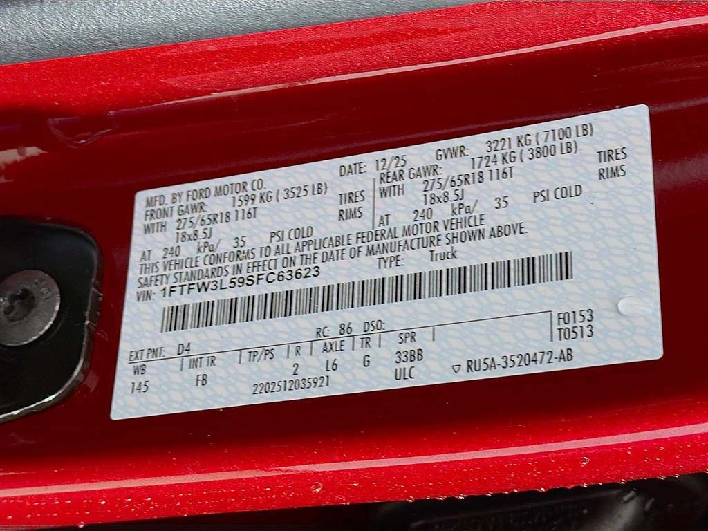 New 2025 Ford F150 XLT w/ Equipment Group 302A MID AWD/4WD image 40