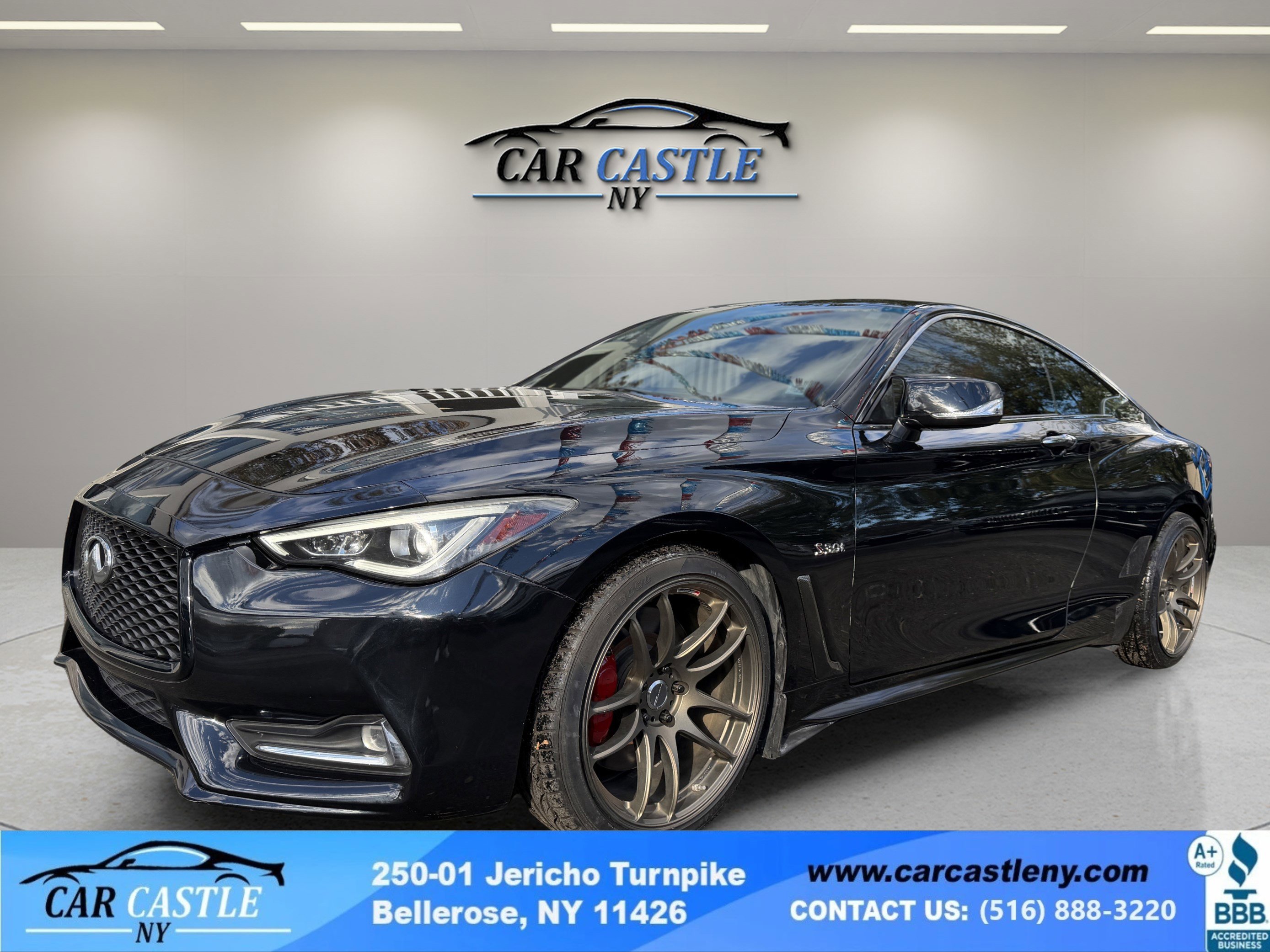 Used 2018 INFINITI Q60 Red Sport 400 w/ Sensory Package 3.0T Sport