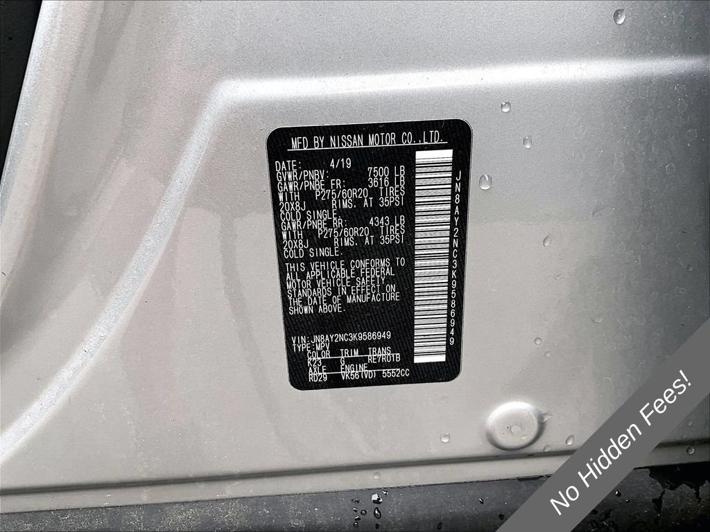 Used 2019 Nissan Armada SL w/ Premium Package AWD/4WD image 31
