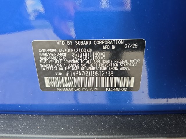 New 2026 Subaru WRX tS AWD/4WD image 27