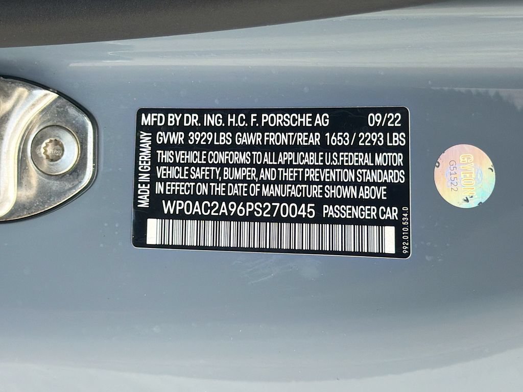 Certified 2023 Porsche 911 GT3 RWD image 33