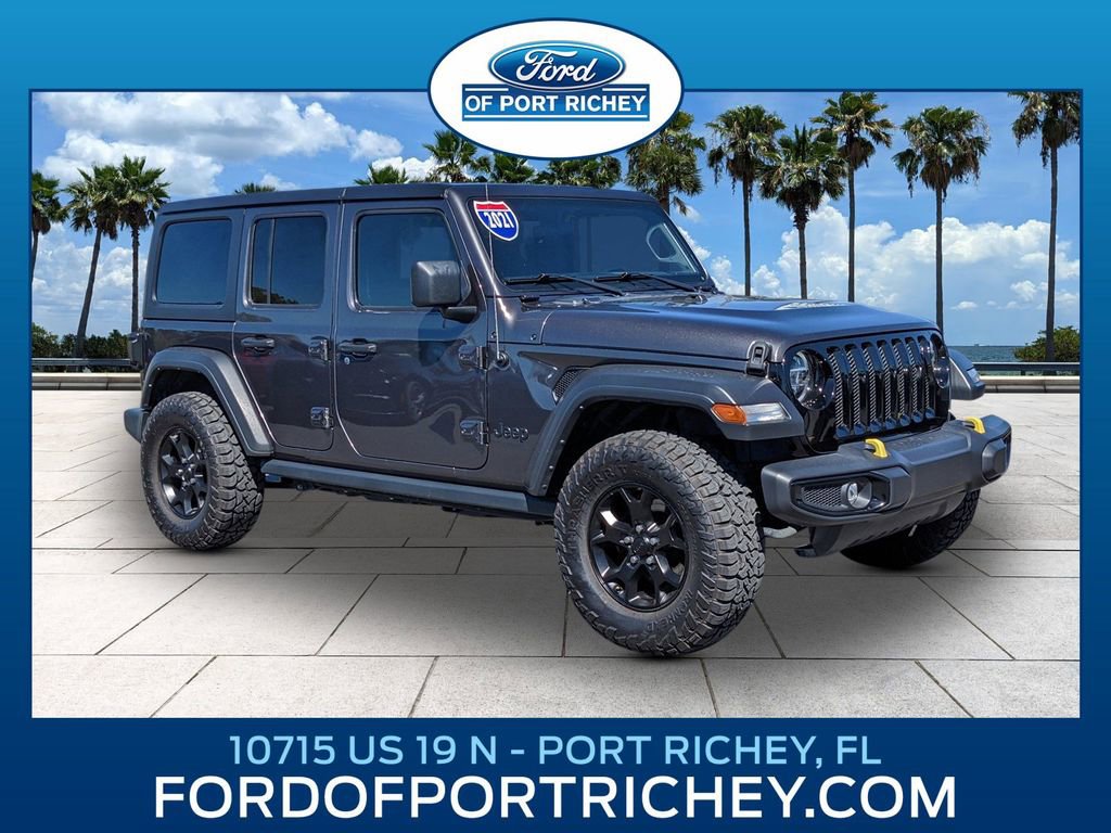 Used 2021 Jeep Wrangler Unlimited Sport image 1