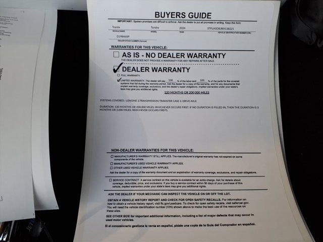 Used 2024 Toyota Tundra SR5 image 35