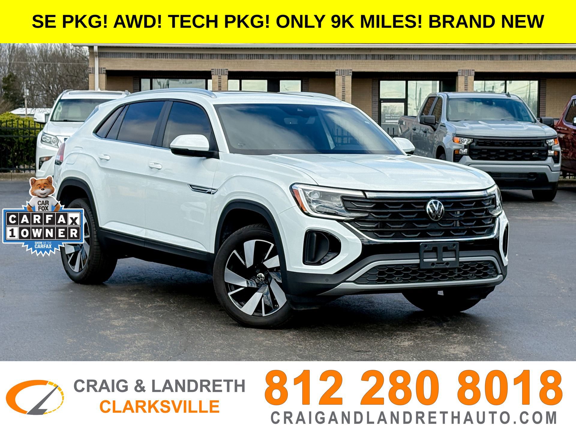 Used 2025 Volkswagen Atlas Cross Sport SE w/ Panoramic Sunroof Package image 1