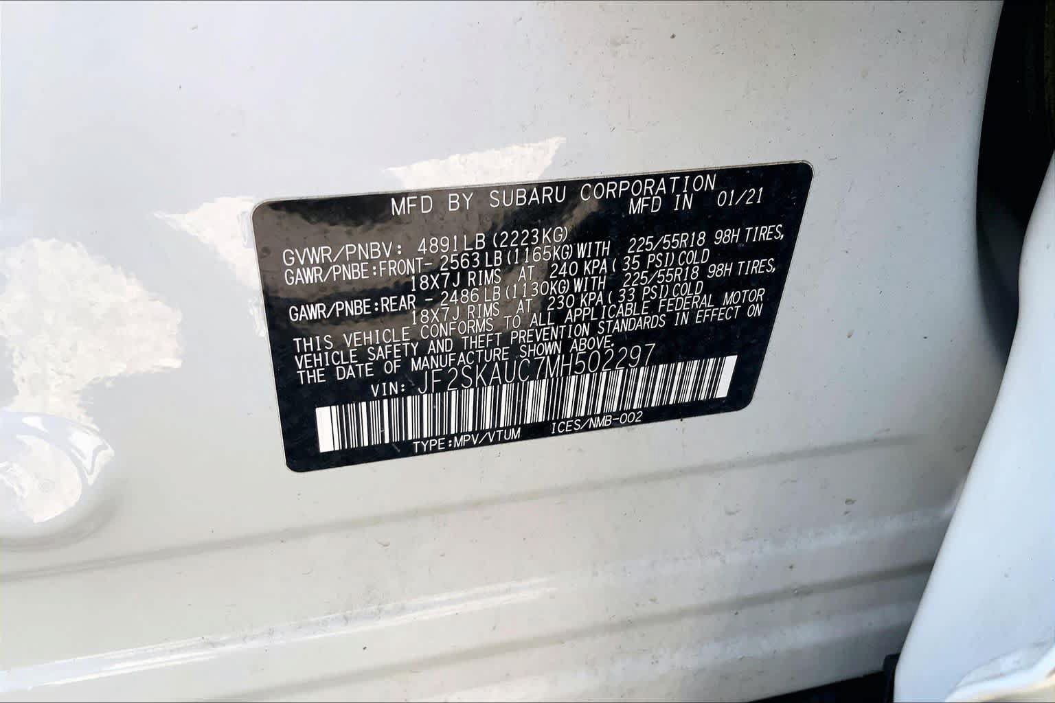 Used 2021 Subaru Forester Limited w/ Popular Package #3 AWD/4WD image 35