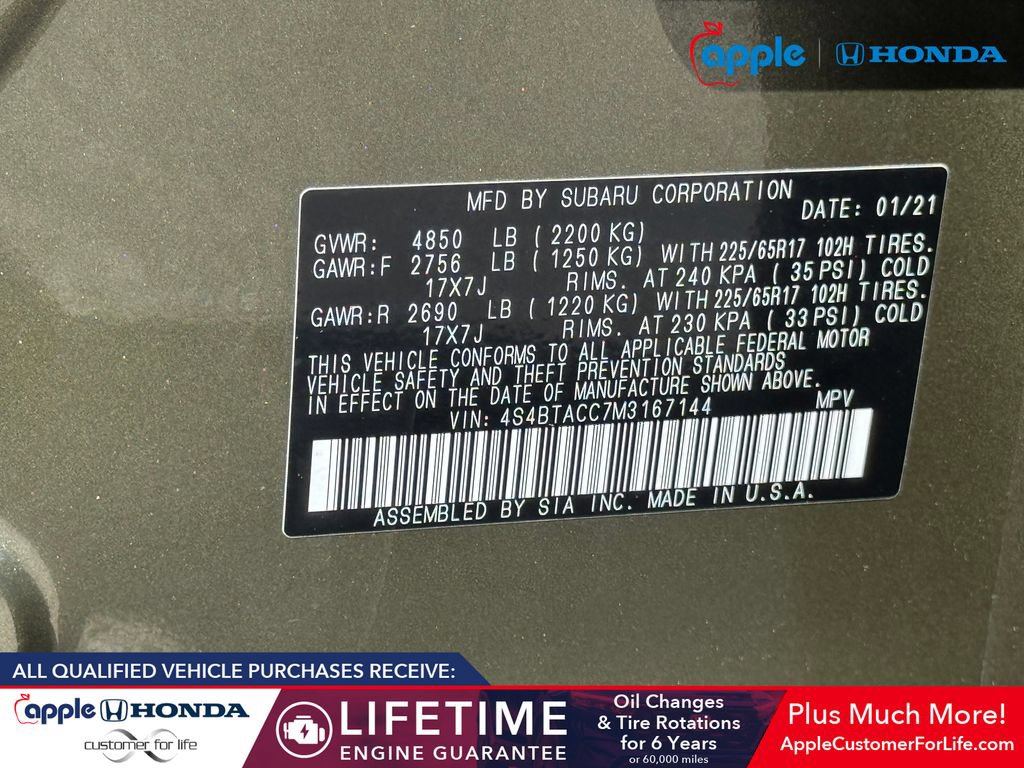 Used 2021 Subaru Outback Premium AWD/4WD image 28