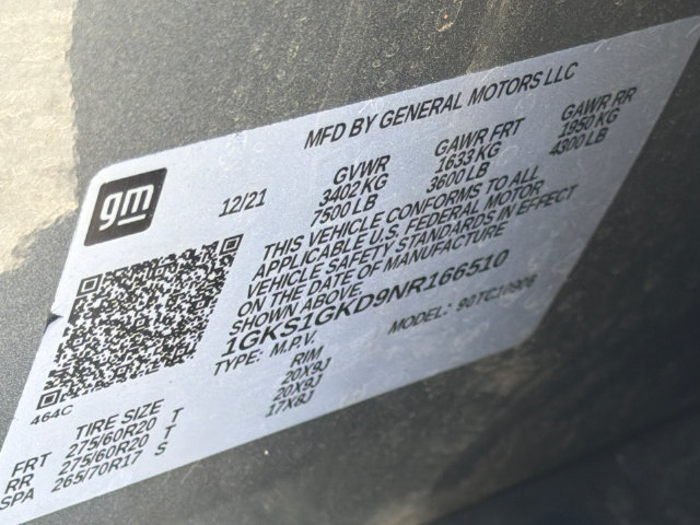 Used 2022 GMC Yukon XL SLT w/ SLT Premium Package RWD image 37