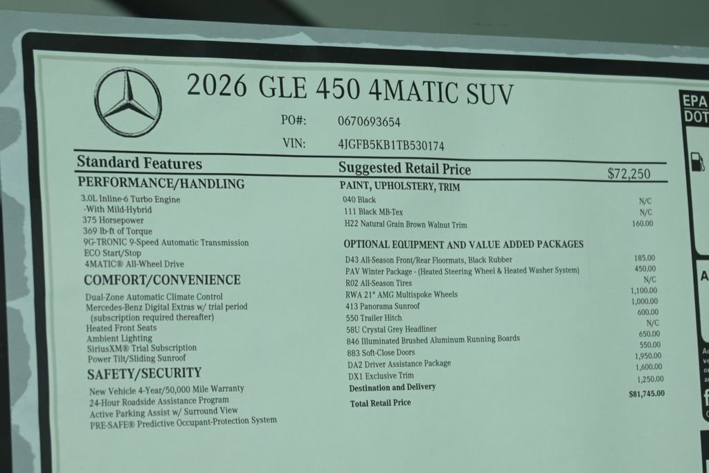 New 2026 Mercedes-Benz GLE 450 4MATIC image 29