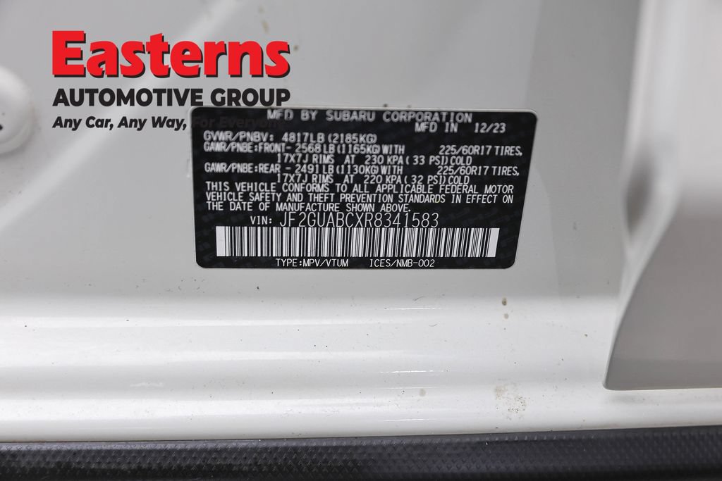 Used 2024 Subaru Crosstrek 2.0i AWD/4WD image 34