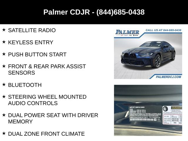 Used 2024 BMW M4 Competition w/ Parking Assistance Package image 12