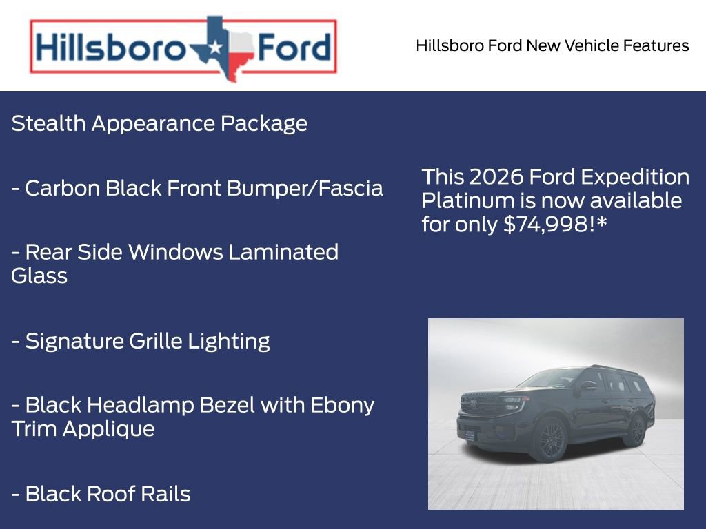 New 2026 Ford Expedition Platinum w/ Stealth Appearance Package image 14
