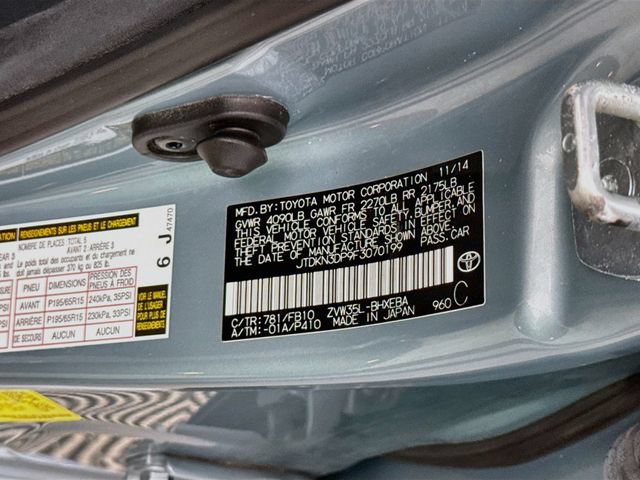 Used 2015 Toyota Prius Prime Plug-In Hybrid FWD image 30