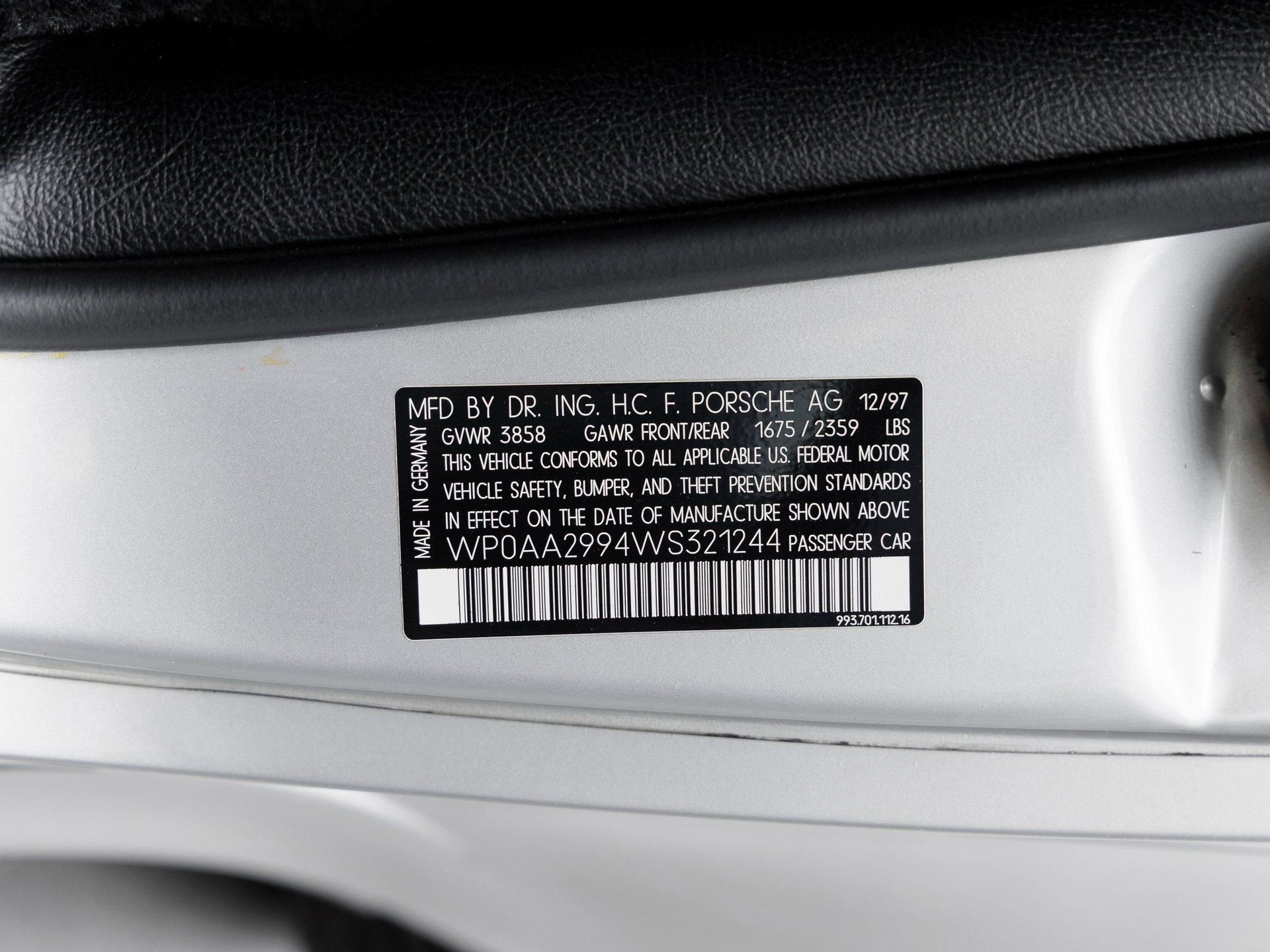 Used 1998 Porsche 911 Carrera 4S image 60