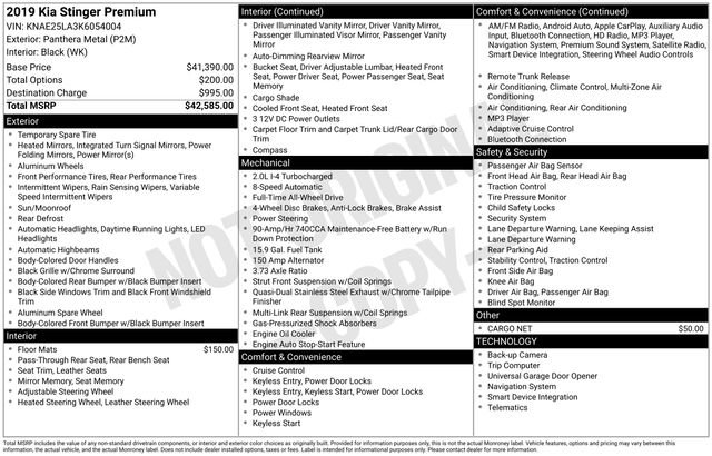 Used 2019 Kia Stinger Premium image 35