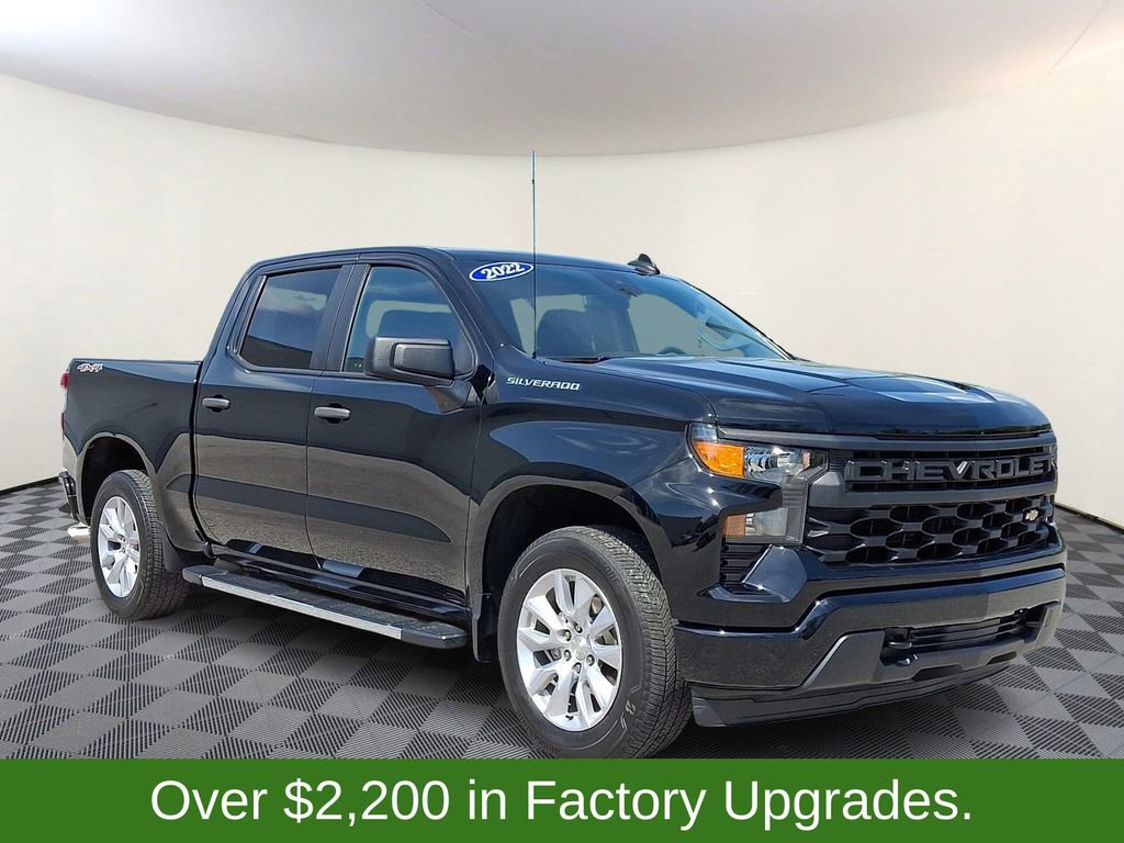 Used 2022 Chevrolet Silverado 1500 Custom AWD/4WD image 1