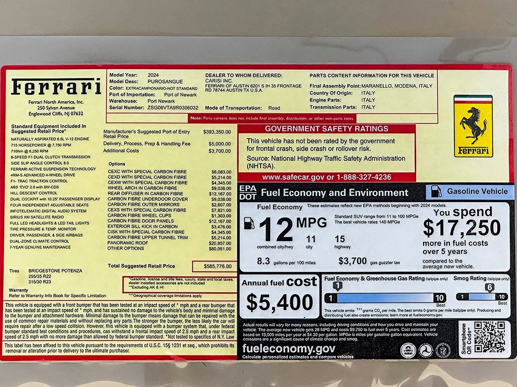 Certified 2024 Ferrari Purosangue image 40