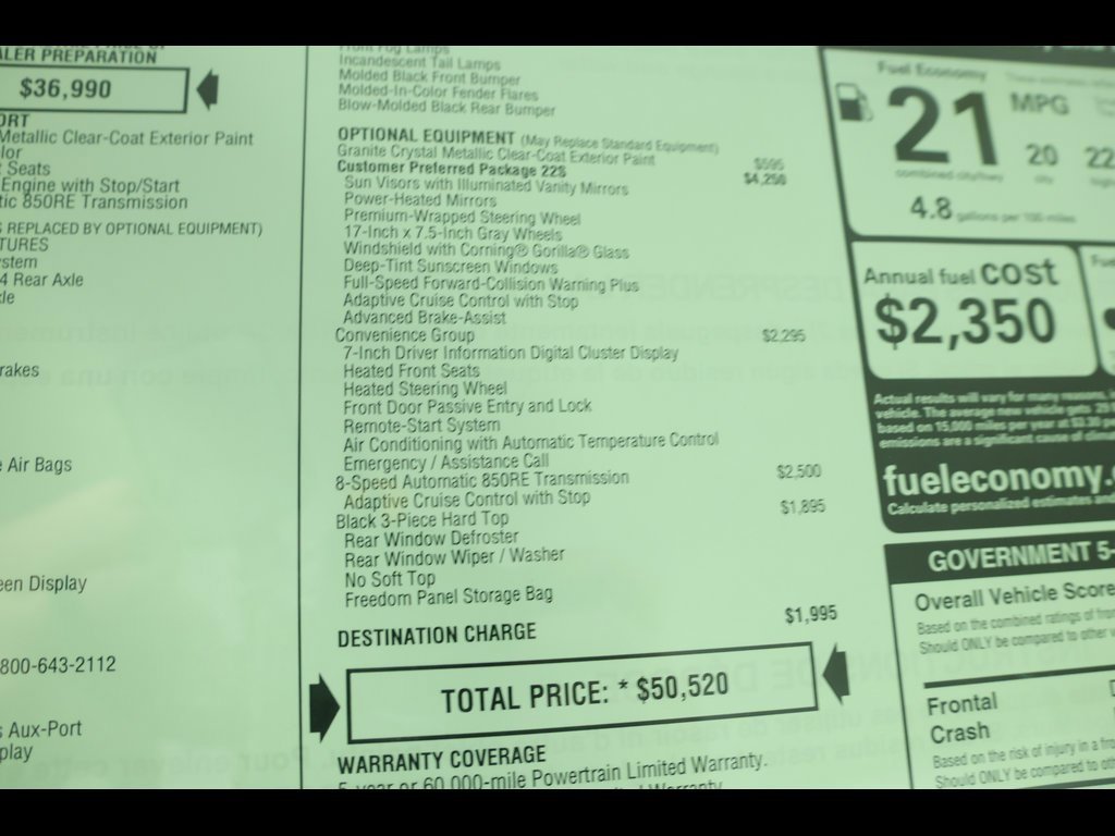 New 2026 Jeep Wrangler Sport S image 22