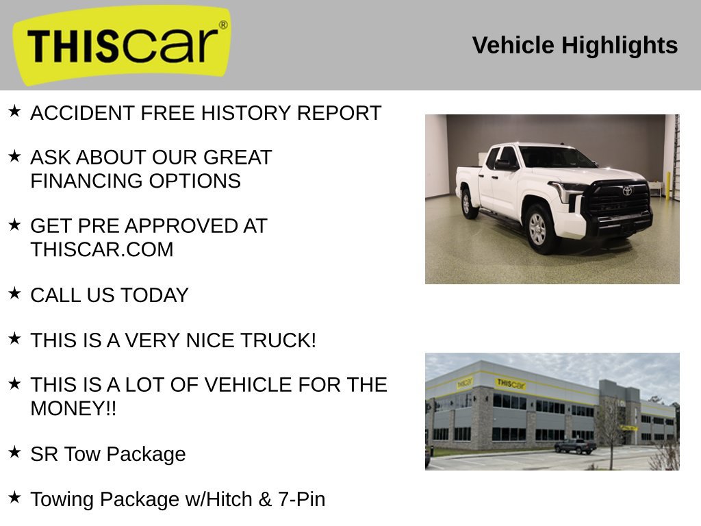 Used 2023 Toyota Tundra SR w/ SR Tow Package RWD image 11