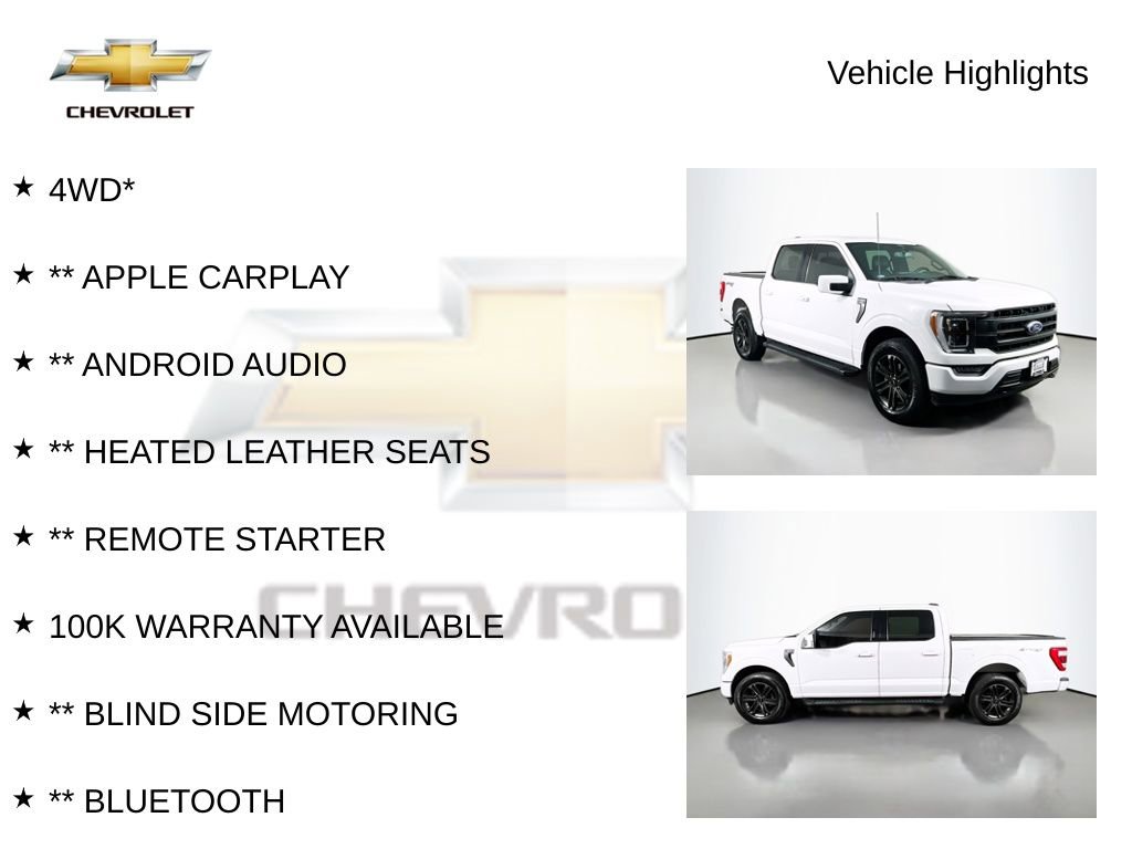 Used 2021 Ford F150 Lariat w/ Equipment Group 502A High AWD/4WD image 35